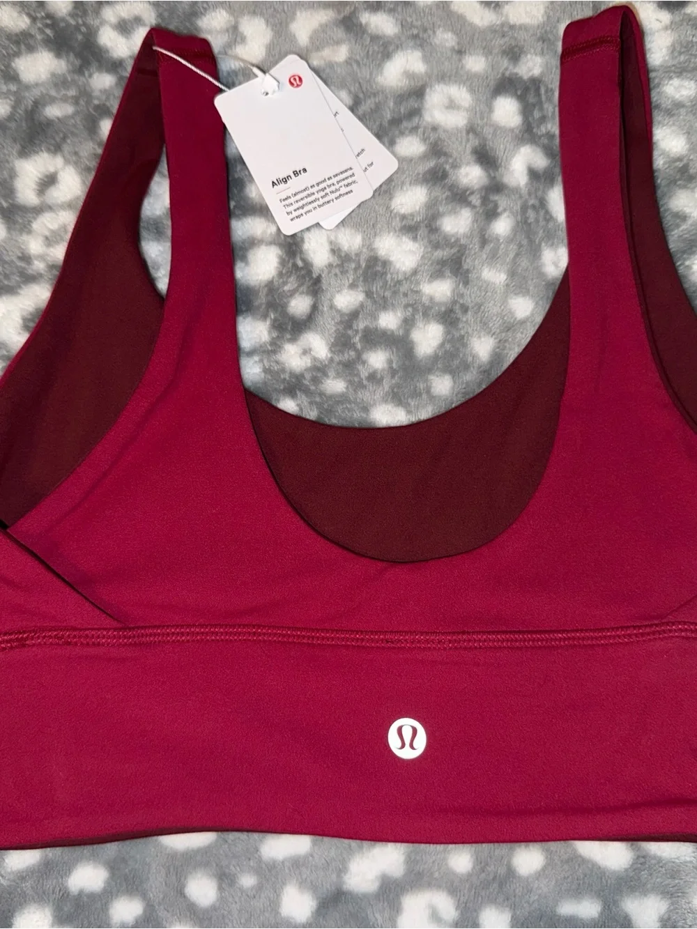 lululemon athletica reversible burgundy